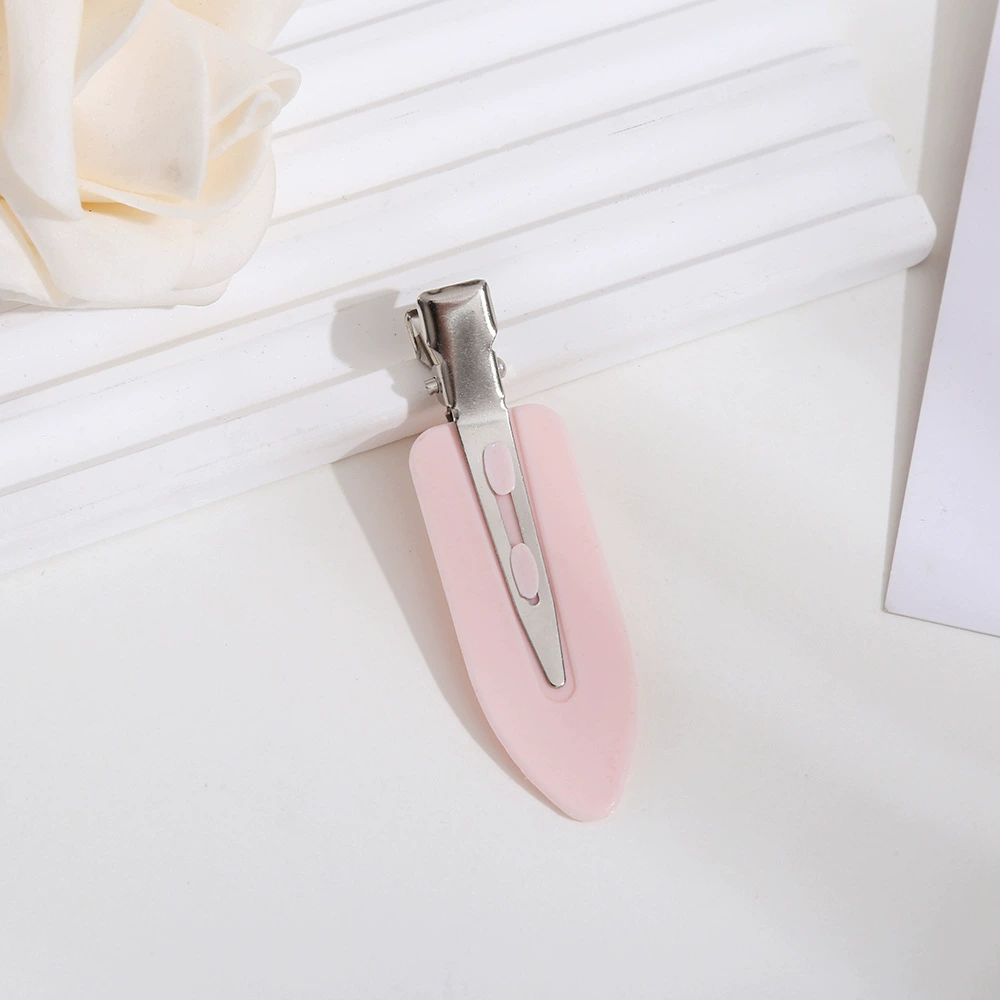 Universal acrylic matte hairgrip, cute cream hair accessory, wholesale