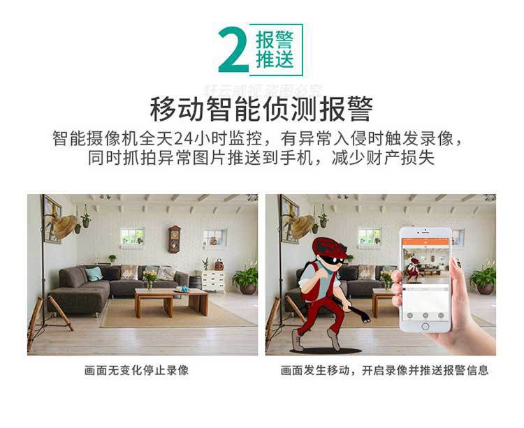 Xiongmai kabelloses Set, privates WIFI-Netzwerk, hochauflösende 3-MP-Kamera, als einzelnes Produkt lieferbar und auf Speicherkarte installierbar für superbe Bildqualität