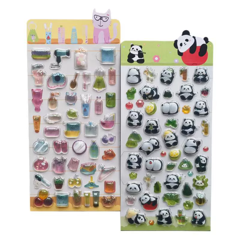 Three dimensional cartoon children's sticker, stickers, 3D