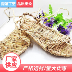 手織りのかかし紅軍長征レトロな道具のわらじ全麻男女の個性的なレトロな滑り止めのわらじ