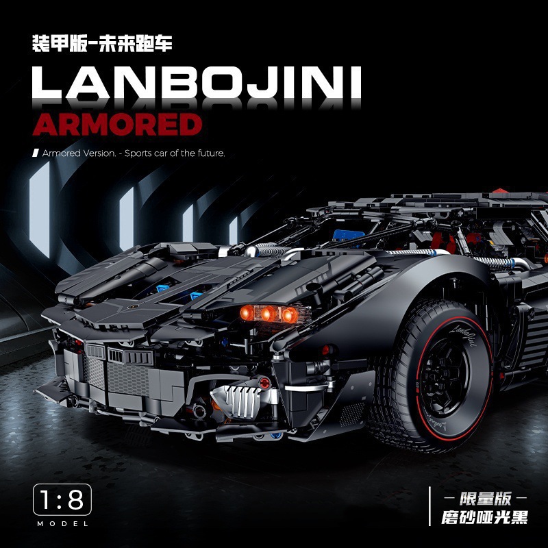 Guli10613 Bugatti Super Run series de automóviles deportivos de alta dificultad de ensamblaje de juguetes de ladrillos regalo para niños