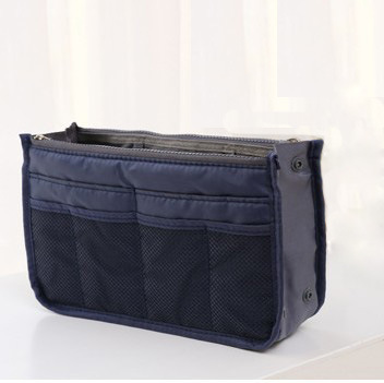 Bolsa de almacenamiento multifuncional plegable doble, bolso de gran capacidad, bolsa de clasificación engrosada, bolsa digital de viaje, almacenamiento mediano
