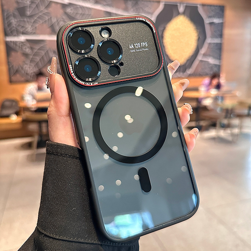 秒变17莱卡大视窗适用iPhone16手机壳磁吸金属镜头肤感苹果15硬套|undefined