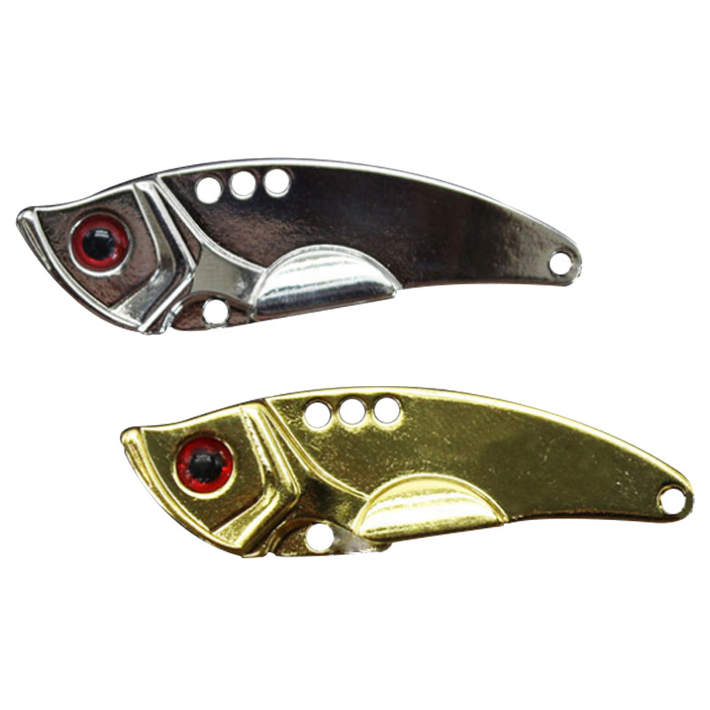 2 Pcs Metal Spinner Baits weedless spinner blade baits Fresh Water Bass Swimbait Tackle Gear