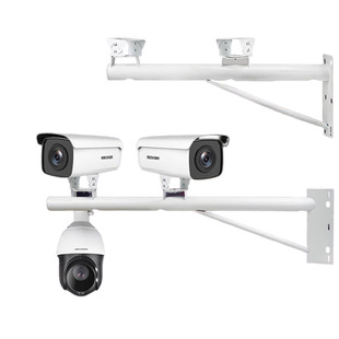 Camera bracket rotating bracket outdoor double gun outdoor ball machine electric pole cross arm bracket cantilever monitoring bracket