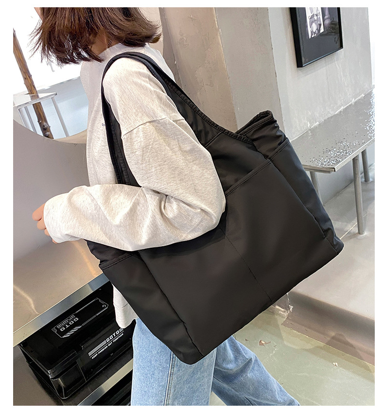 Bolsa de viaje de gran capacidad transfronteriza de las mujeres ligero de tela Oxford de cercanías simple bolsa de viaje bolsa de hombro de mamá