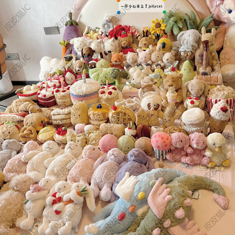 New Jellycat Series Collection Plush Toys Barcelona Bear Matcha Dragon Sky Dragon Doll Birthday Gift New Jellycat Series Collection Plush Toys Barcelona Bear Matcha Dragon Sky Dragon Doll Birthday Gift