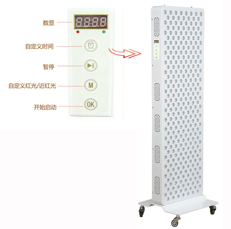Panel de terapia de luz roja LED transfronterizo de alta potencia 600W-6000W, fuente de terapia de luz roja, fábrica OEM en stock