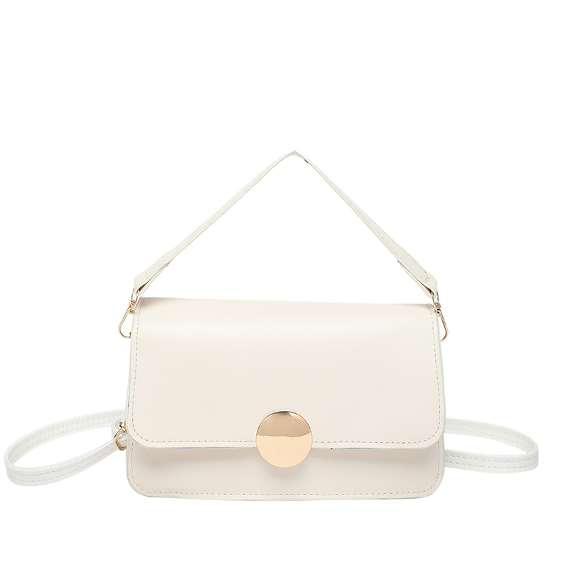 Bolso de moda coreano 2025 nuevo nicho de textura de hombro pequeño bolso cuadrado de color caramelo bolso de viaje de moda