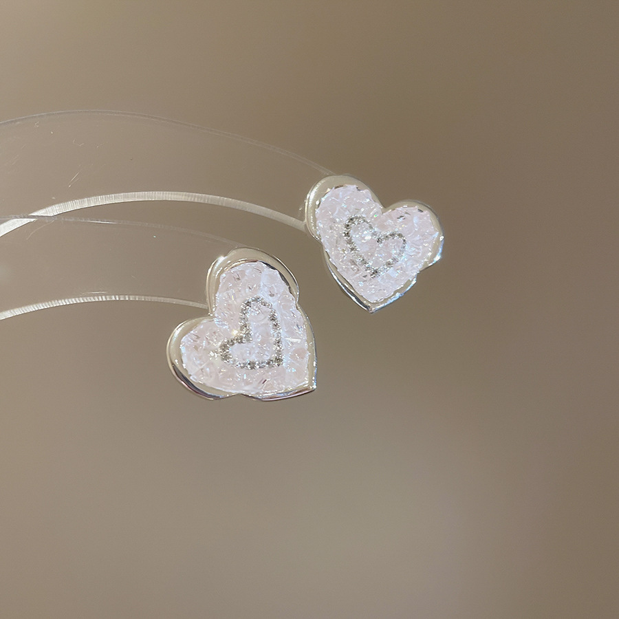 Pendientes de flores de color dopamina Pendientes dulces y frescos de primavera y verano Pendientes pequeños y elegantes de alta gama para mujer