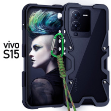 适用于vivos15pro vivos15金属手机壳防摔个性包边机械款