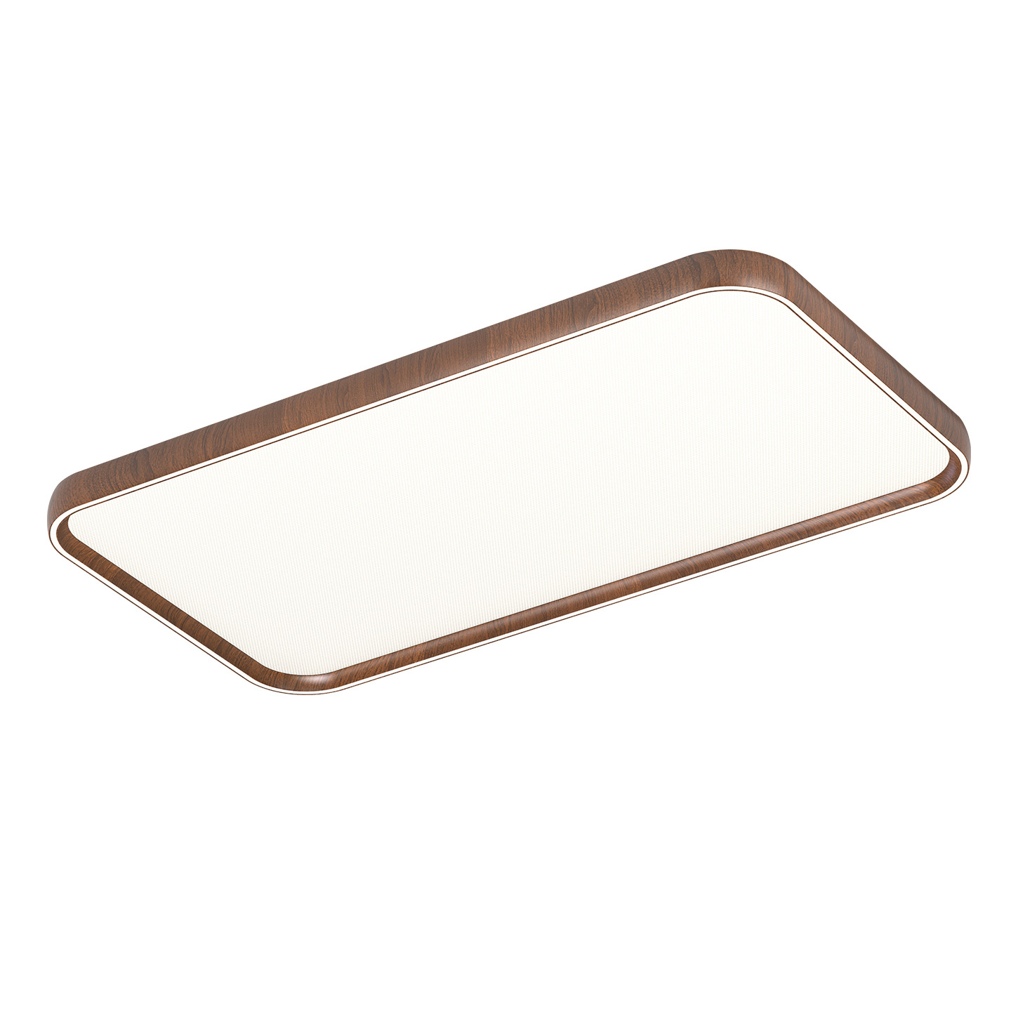 Lámpara de techo para sala de estar, estilo vintage, color nogal, protección para los ojos, accesorios de iluminación Zhongshan, paquete completo para toda la casa 2026, luz LED con regulación gradual.