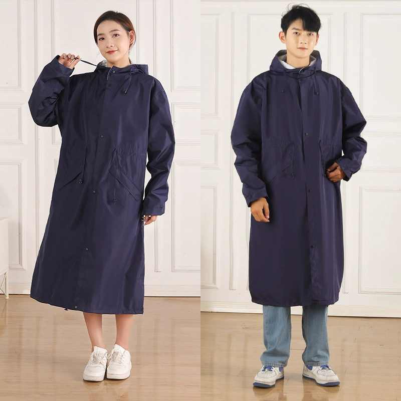 Trench coat, raincoat, long travel jacket for men and women for hiking
