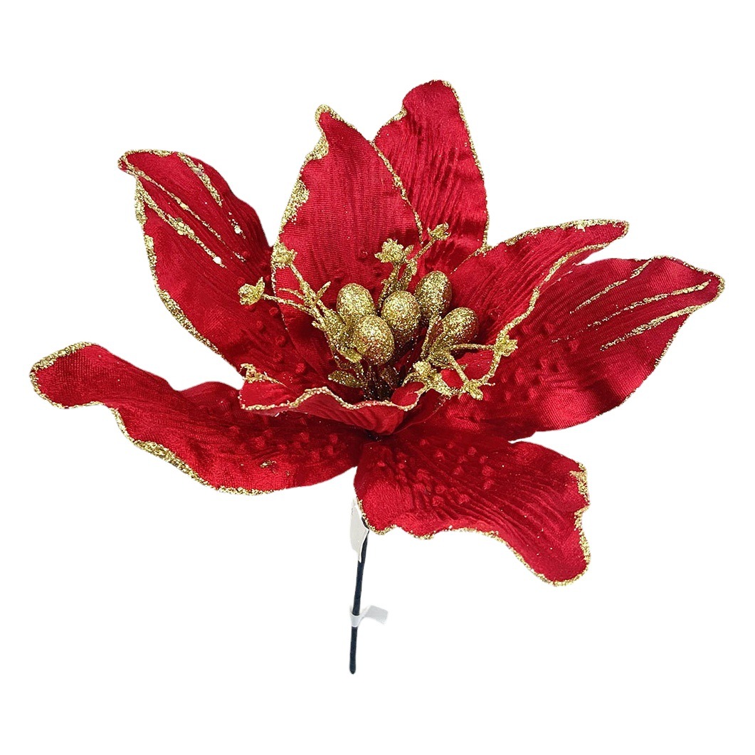 Nuevo árbol de Navidad flor decorativa flor de Navidad fiesta ambiente de vacaciones arreglo de flores accesorios flor artificial fábrica al por mayor