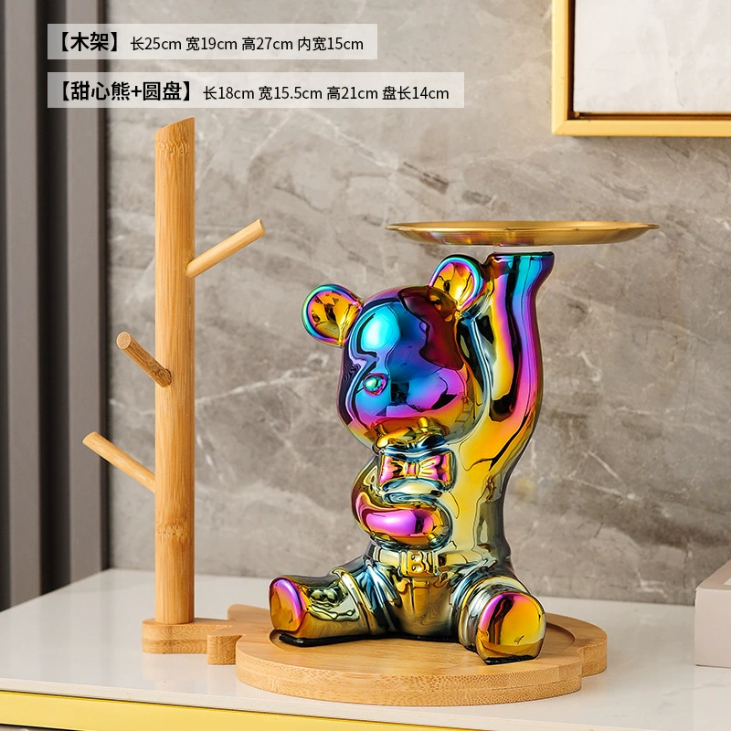 Storage system for keys, ceramic decorations for living room, light luxury style