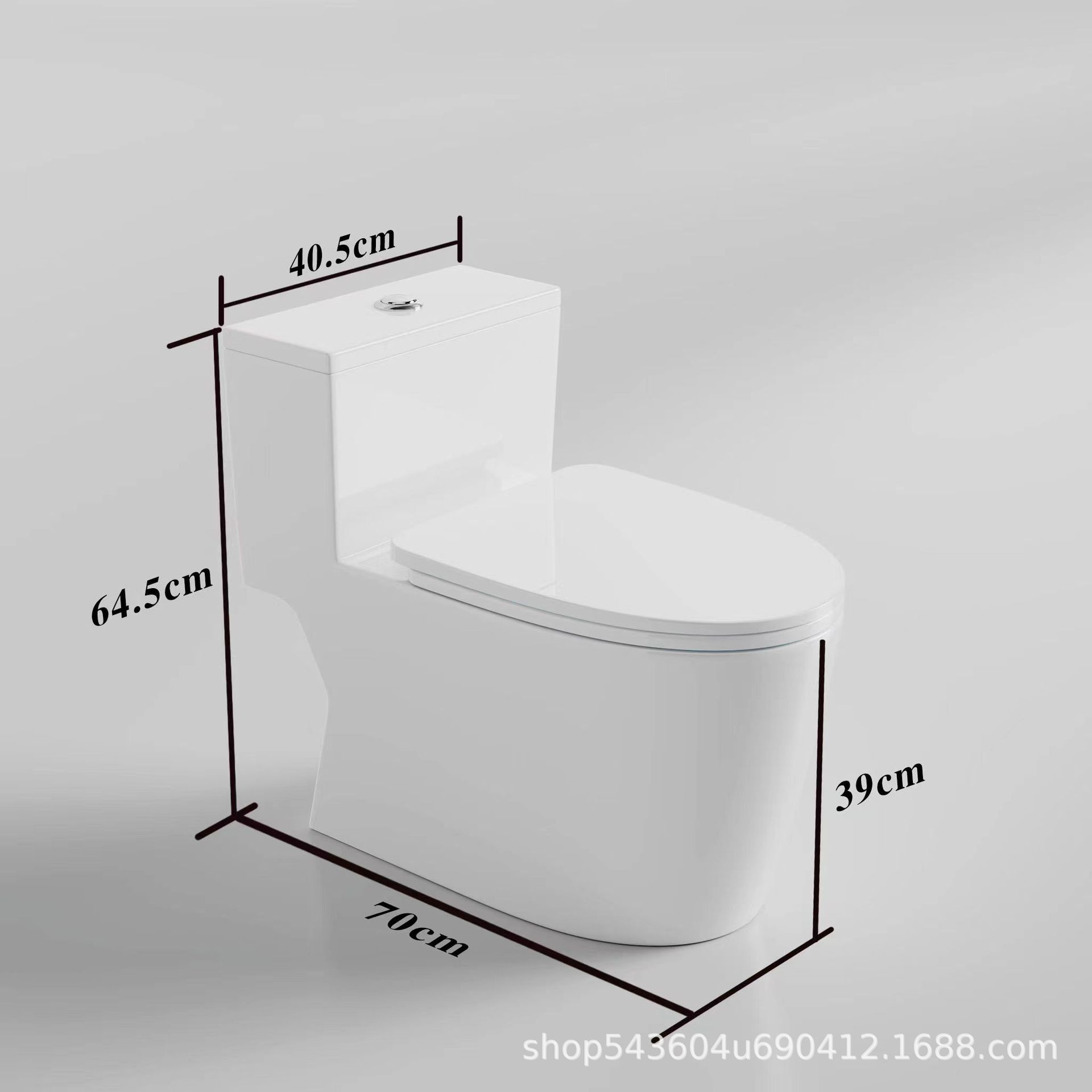Fábrica al por mayor de cerámica sanitarios inodoro de una sola pieza Super sifón inodoro ingeniería Hotel Nuevo image 4