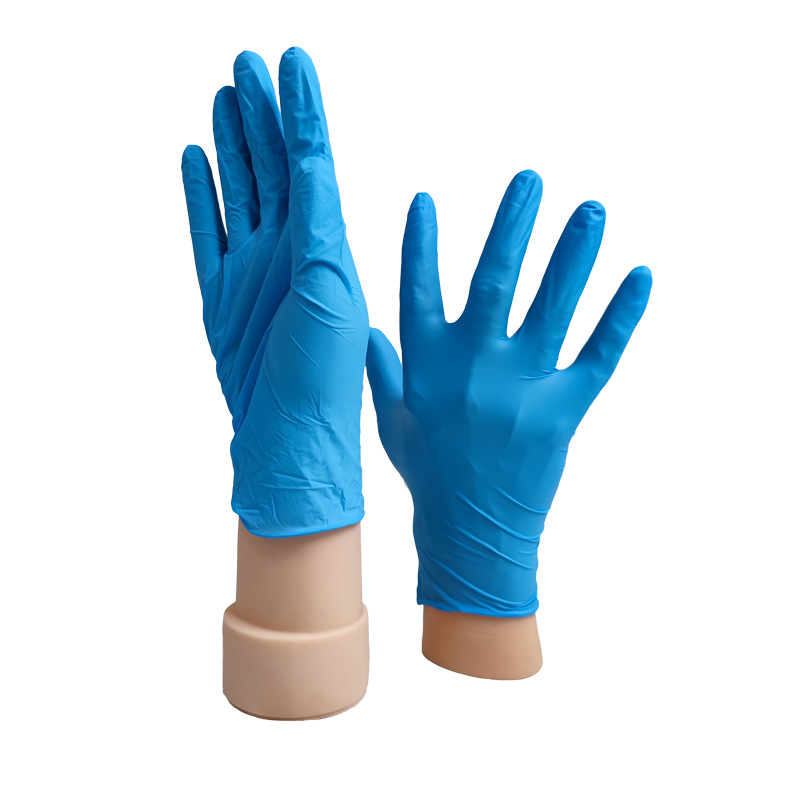 Guantes de nitrilo desechables látex de caucho químico a prueba de aceite a prueba de agua lavavajillas Protección Laboral engrosada nitrilo guantes desechables