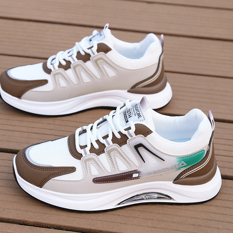 Zapatos de hombre, zapatos deportivos de otoño desodorantes y transpirables, zapatos de papá de todo fósforo, zapatos de red para estudiantes masculinos, zapatos para correr, zapatos casuales para hombres