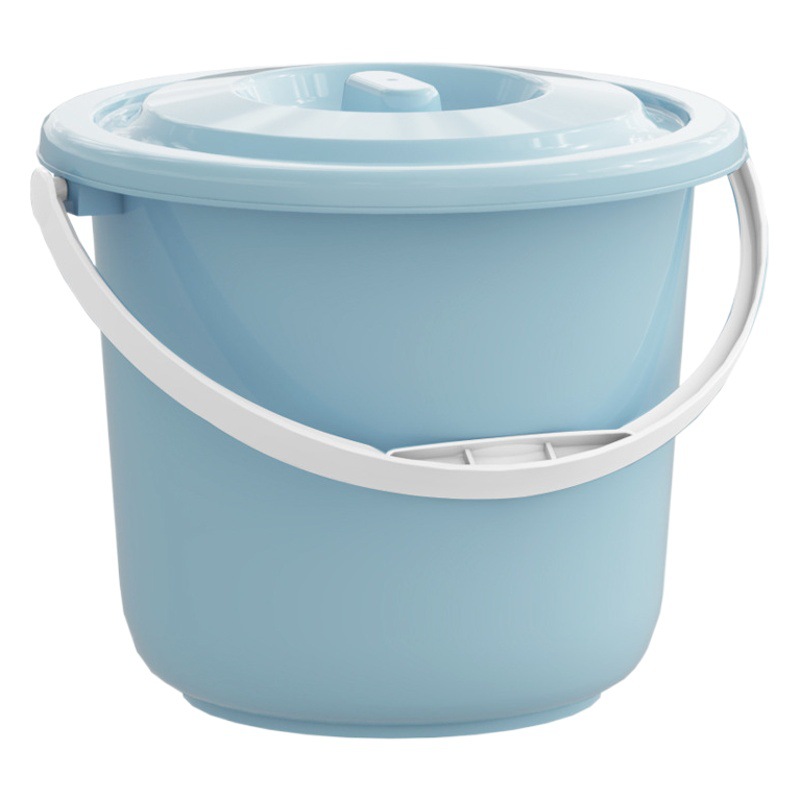 Bucket for Car Washing, Household Plastic Bucket with Lid, Small Bucket for Children, Art Painting Bucket, Wholesale Round Bucket