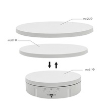 电动转盘底座旋转展示台摄影小珠宝直播产品拍摄架台拍照摆件饰品