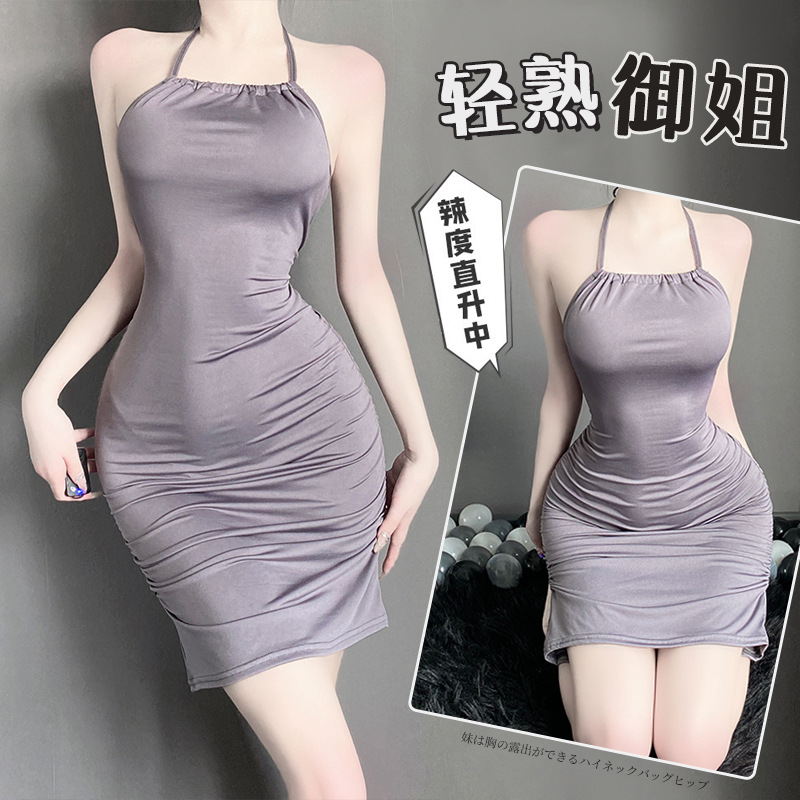 Lin Linting 섹스 속옷 섹시한 슬림 엉덩이 무료 열정 원피스 순수한 욕망 파자마 세트 8607