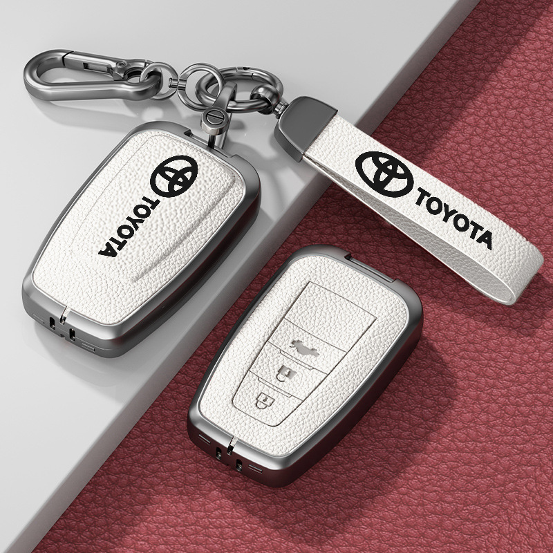 Toyota Camry Highlander CHR Wilanda Asia Dragon Yize 자동차 키 커버 가죽 케이스에 적합