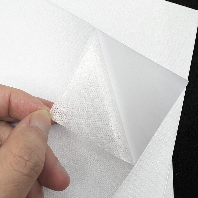 Estabilizador de bordado no tejido soluble en agua adhesivo de comercio electrónico transfronterizo sin olor, bordado a mano por computadora tamaño A4