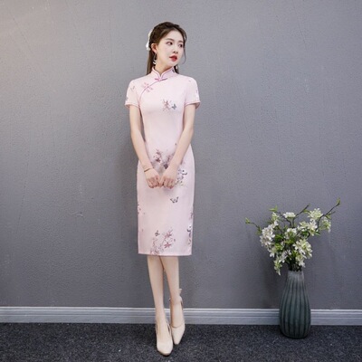 With children Dress Female Women new pattern Improvement cheongsam Chinese style fashion