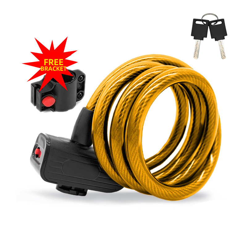 Cerradura antirrobo de bicicleta gruesa con soporte anti-shear cerradura de llave de vehículo eléctrico cerradura de anillo cerradura de bicicleta image 24