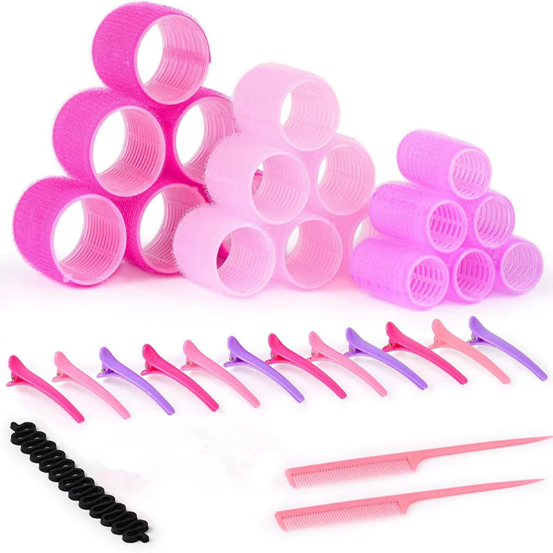 Plastic curly bangs