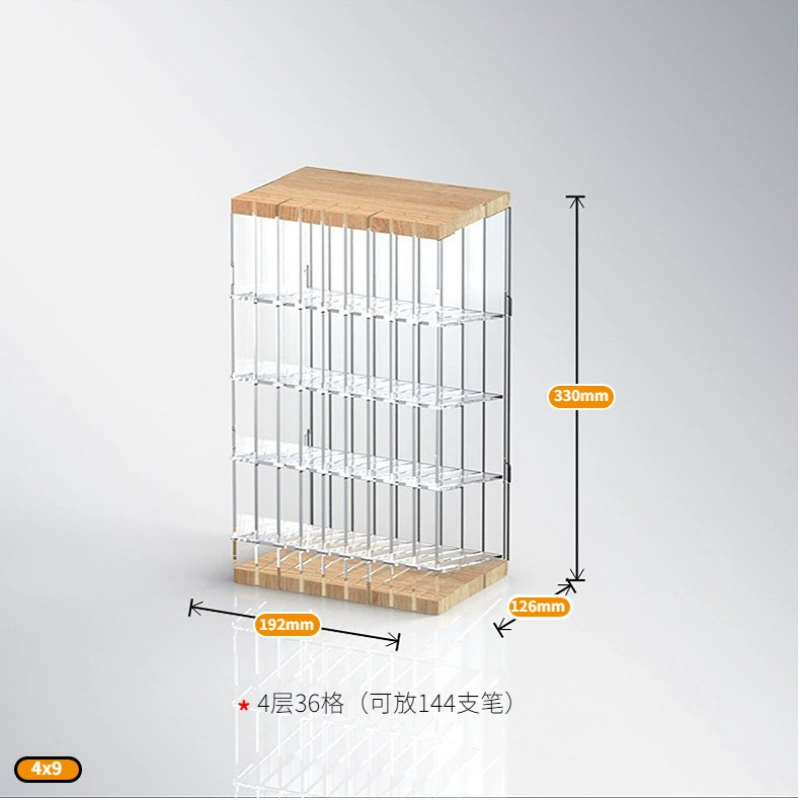 Acrylic marker, storage system, stand, capacious storage box