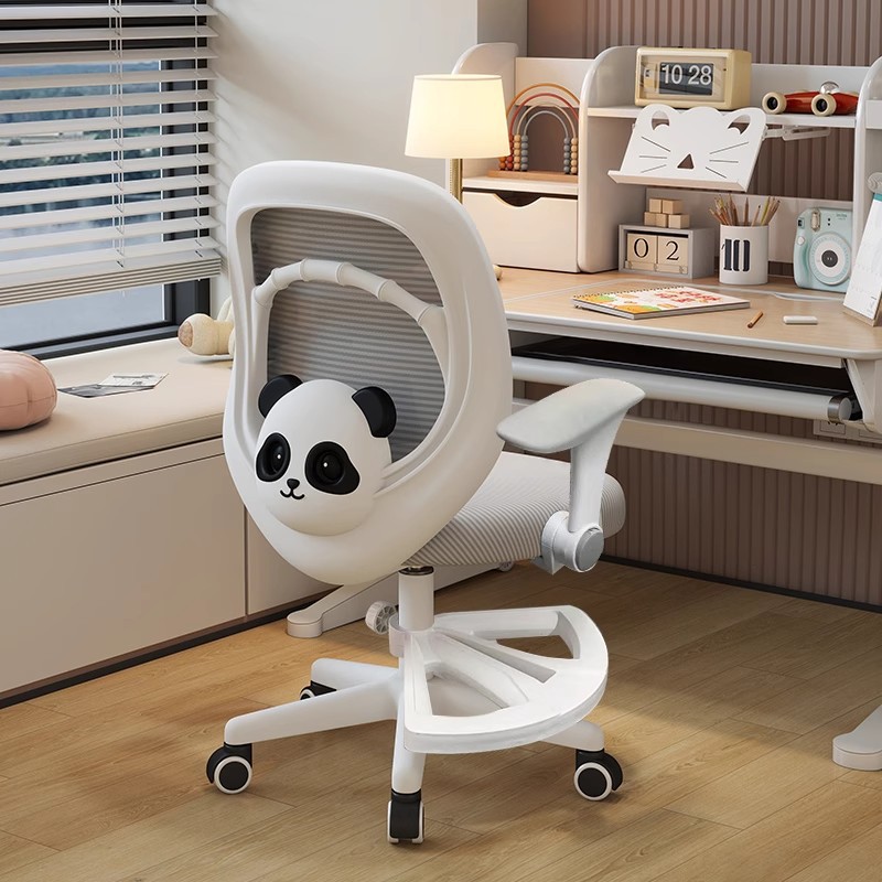 Children's Learning Chair Can Be Adjusted in Height for Home Use to Correct Sitting Posture, Backrest Stool, Primary School Student Desk Chair, Spine Protection