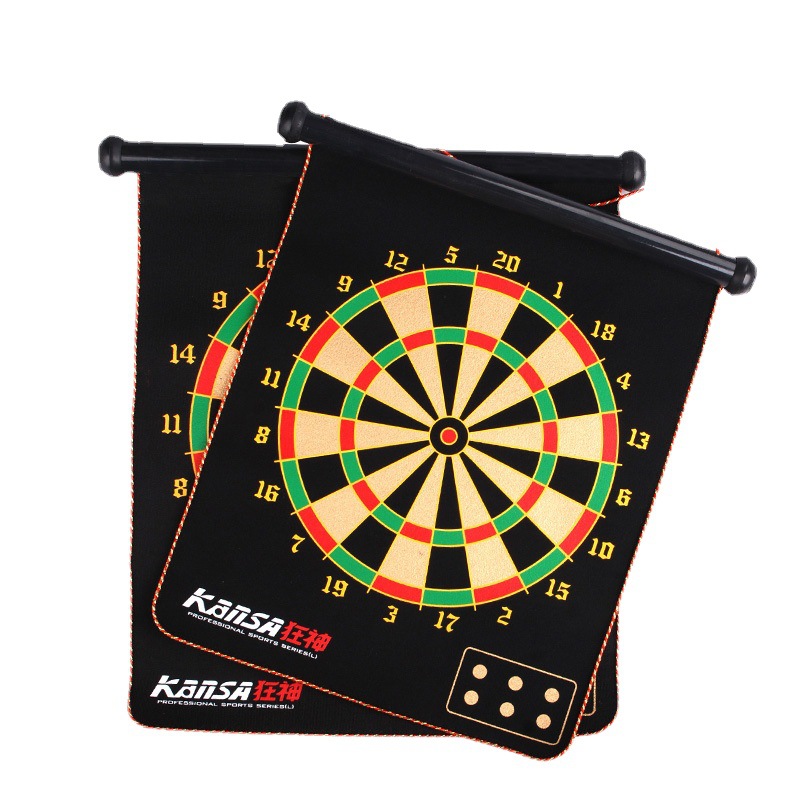 Mad god security magnetic Dart Board suit Two-sided Flocking magnetic Dartboard 15 inch 17 6 Magnetic