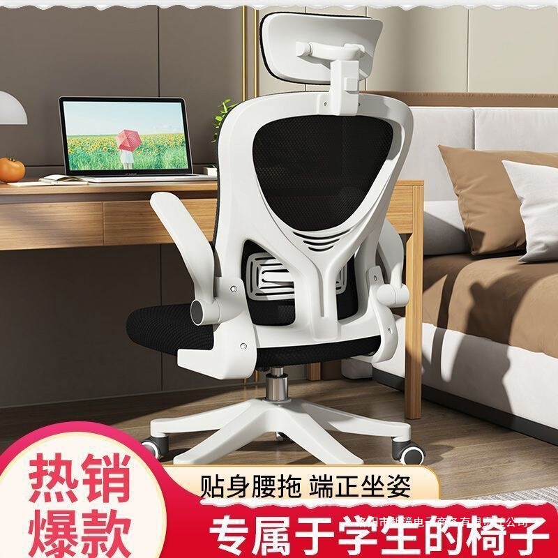 人体工学椅家用电脑椅舒适久坐学生学习椅宿舍电竞椅子办公椅靠背|undefined