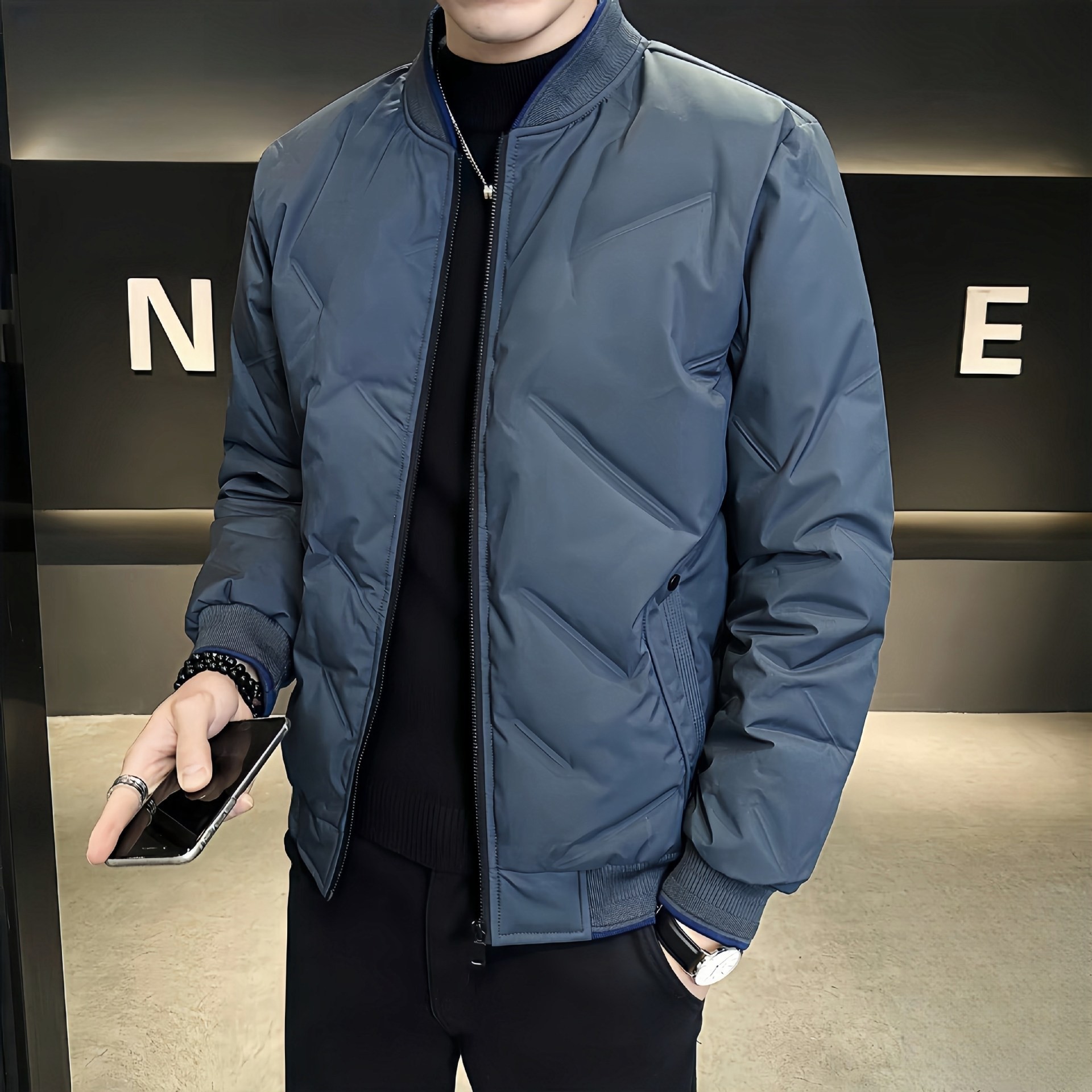 파란색