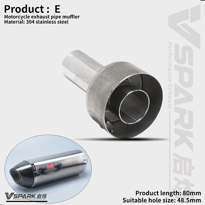 Silencer Plug, Motorcycle exhaust pipe - style-5-yoshimura-r77-silencer