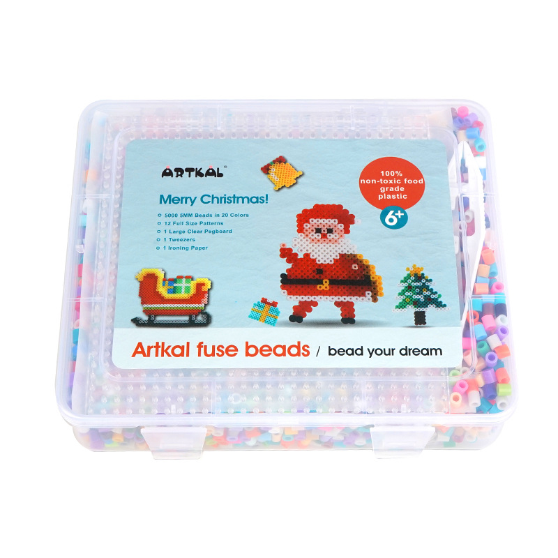 Artkal frijol juguete 5000 tabletas dinosaurio animal océano planeta Navidad transporte + transfronterizo Amazon