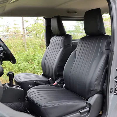3 qapılı Jimny 2018+ Jb64 Jb74 üçün dəri yüksək səviyyəli tam örtüklü oturacaq üzlüyü