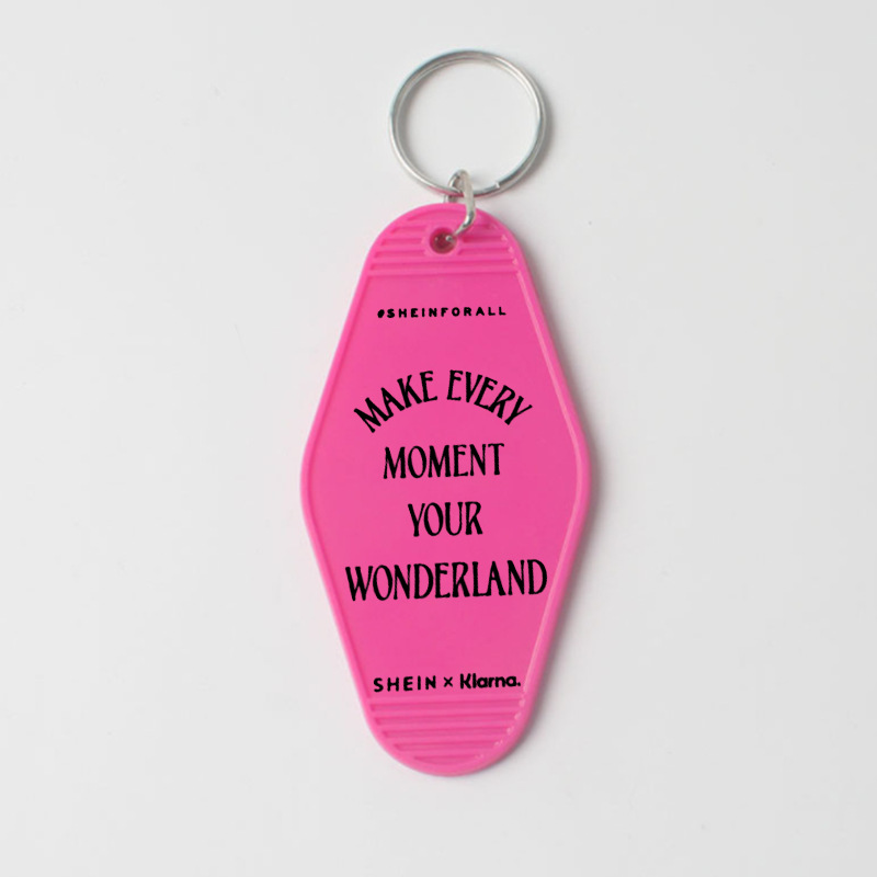 13g Weight Keychain Classification 1 Piece Quantity Daily Occasion Plastic Material Letter Pattern Unisex Gender Streetwear Style 1 Piece Streetwear Letter Plastic Unisex Keychain 7