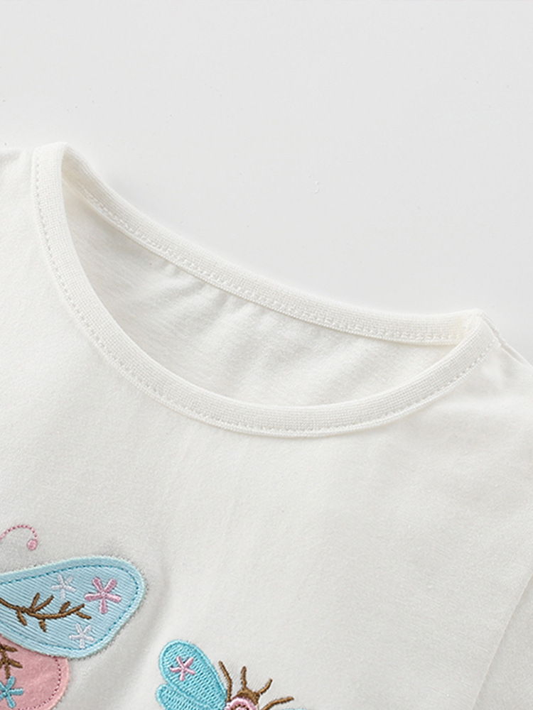 Trajes de niñas malwee transfronterizos de verano nuevos niños europeos y estadounidenses camisetas de manga corta para niñas de estilo extranjero dos piezas
