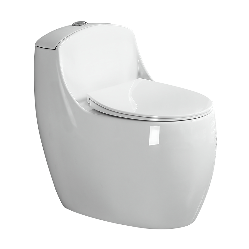新型家庭用静音節水防臭卵型大口径風呂トイレ超旋風サイフォン式便器|undefined