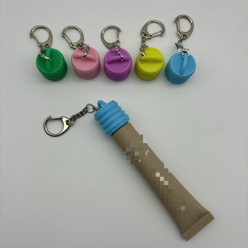 クロスボーダーGLOSSGRLキーチェーンキャップfor Lipgloss and Balmリップスティックキーチェーンキャップ|undefined
