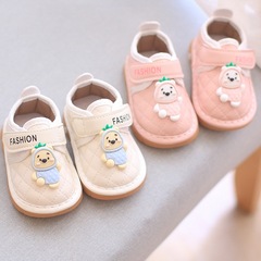 男の子用ベビーシューズ、春と秋のスタイル、1-3歳、女の子2人、滑り止めソフトソールシューズ、トレンディなソフトレザーベビー幼児靴