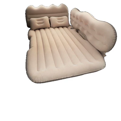 Vehicle-mounted inflatable bed, sleeping in the car, foldable travel bed for