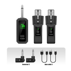 ダイナミック有線マイク変換ワイヤレスマイク送受信機楽器ハンドヘルド電気吹奏楽器ギターレイ