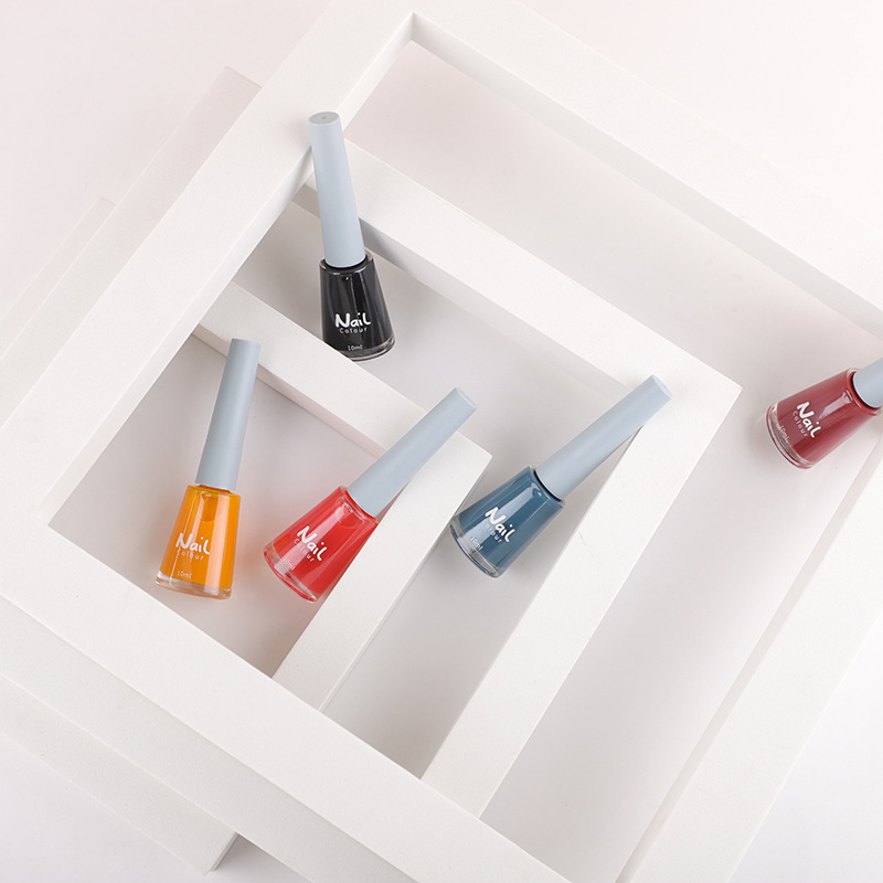 Oily non-peeling long-lasting nail polish baking-free quick-drying non-fading nude transparent nail polish wholesale