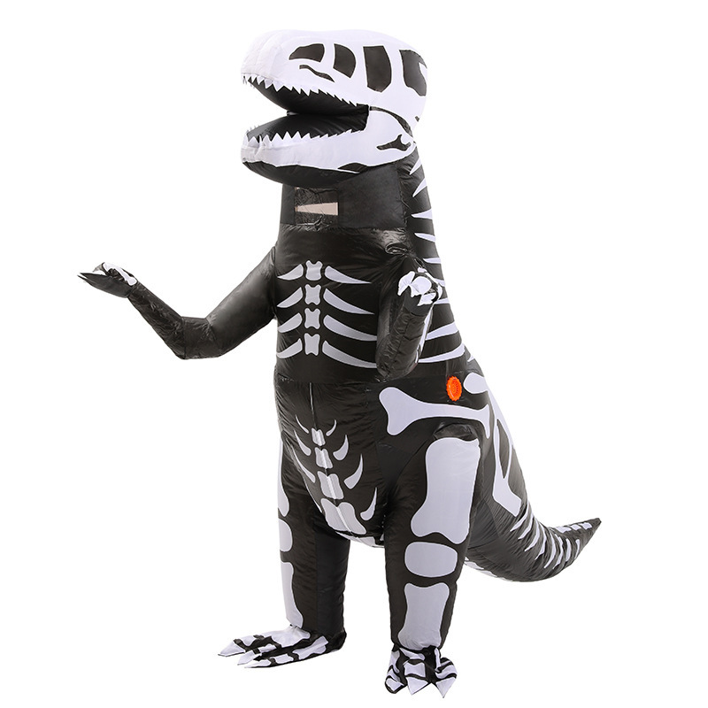 Halloween caminando dinosaurio T-Rex trajes inflables fiesta props parodia simulación disfraz espectáculo trajes de espectáculo