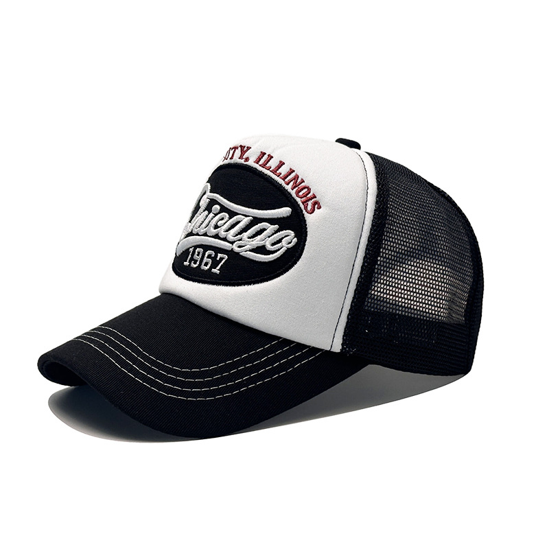 Vintage Trucker Cap For Men - Korean Style Breathable Mesh Hat_voghion.com
