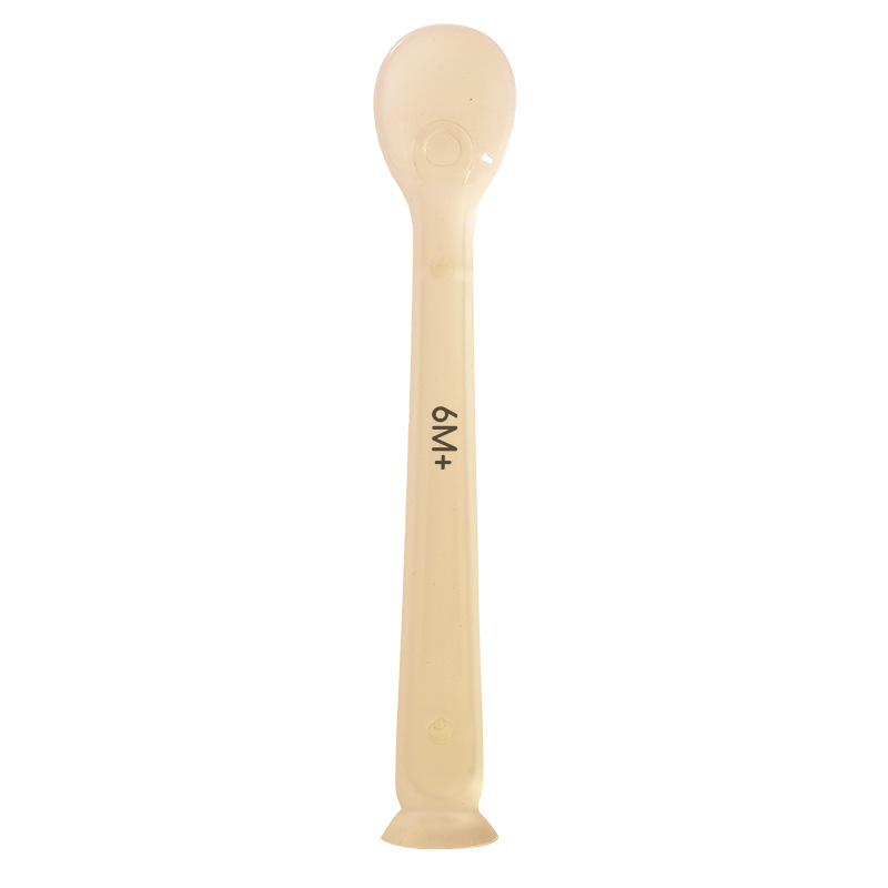Cucharas de alimentos suplementarios para recién nacidos PPSU cucharas de silicona para bebés especiales para alimentar agua de arroz y pasta de arroz para niños