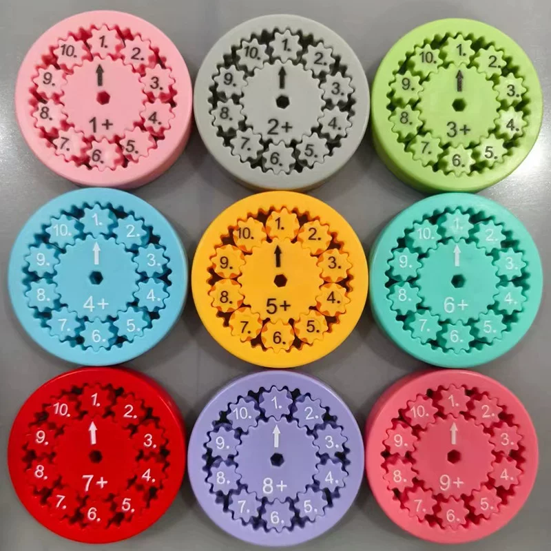 5.7Cross-border популярный Math Fidget Spinners, кончики пальцев спиннеры, обучающие вращательные образовательные игрушки